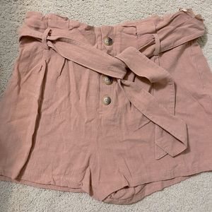 Top shop paper bag button front shorts. Purchase from Nordstrom